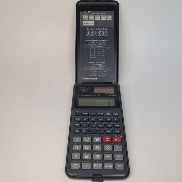 MICRONTA 65-820/EC-4041 Vintage Calculator Dual Power - Picture 2 of 6